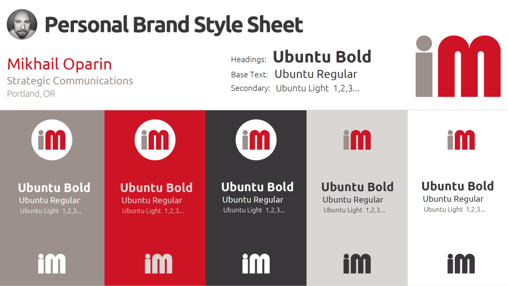 Brand Identity Style Sheet