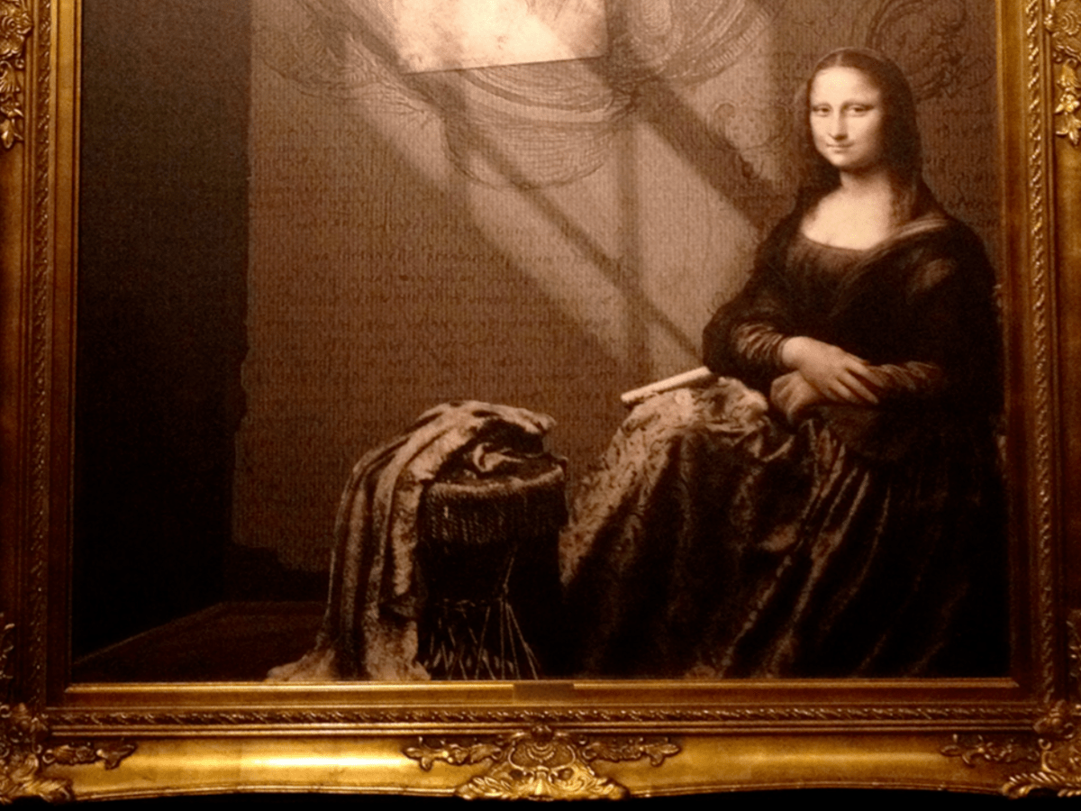 La Gioconda Visiting Her Old Friend&nbsp;Leonardo