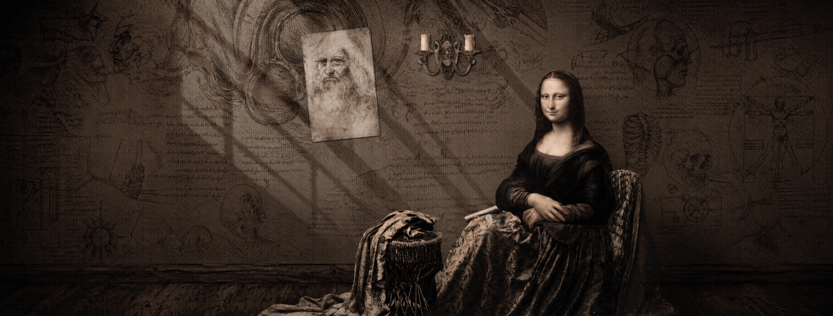 La Gioconda Visiting Her Old Friend&nbsp;Leonardo